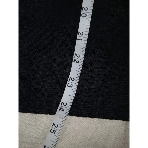 Vtg Yves St Clair Linen Lagenlook Top Sz 10 Travel Mimimalist Art-To-Wear Safari - Picture 10 of 10